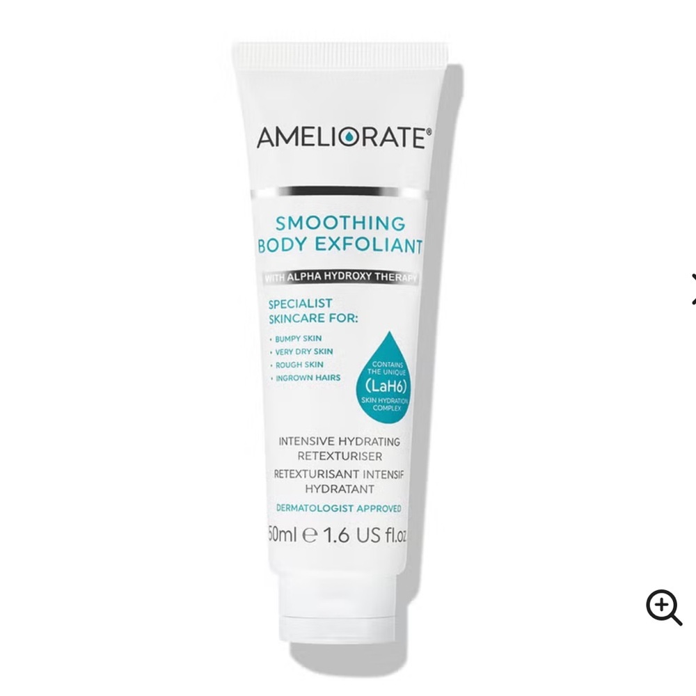 Ameliorate Smoothing Body Exfoliant 1.6oz Alpha Hydroxy Therapy Retexturiser